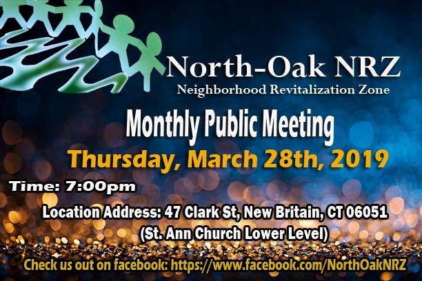 North-Oak NRZ to Hold March Meeting