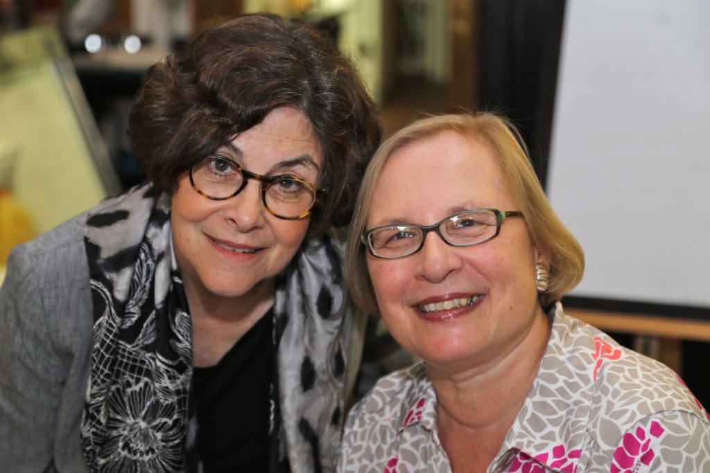 Charlotte Koskoff with former New Britain State Sen. Terry Gerratana. Frank Gerratana photo.