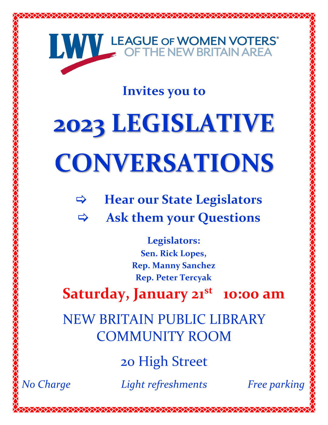 Lawmakers Will Discuss Legislative Issues, Priorities For 2023 Session