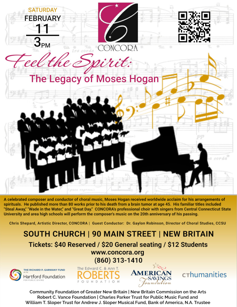 CONCORA Presenting Concert – Feel the Spirit: The Legacy of Moses Hogan