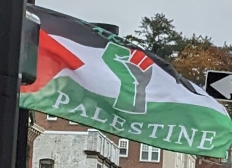 Marchers in New Britain Call for a Free Palestine