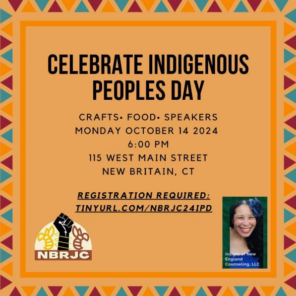 New Britain Racial Justice Coalition Hosting Indigenous Peoples’ Day Celebration