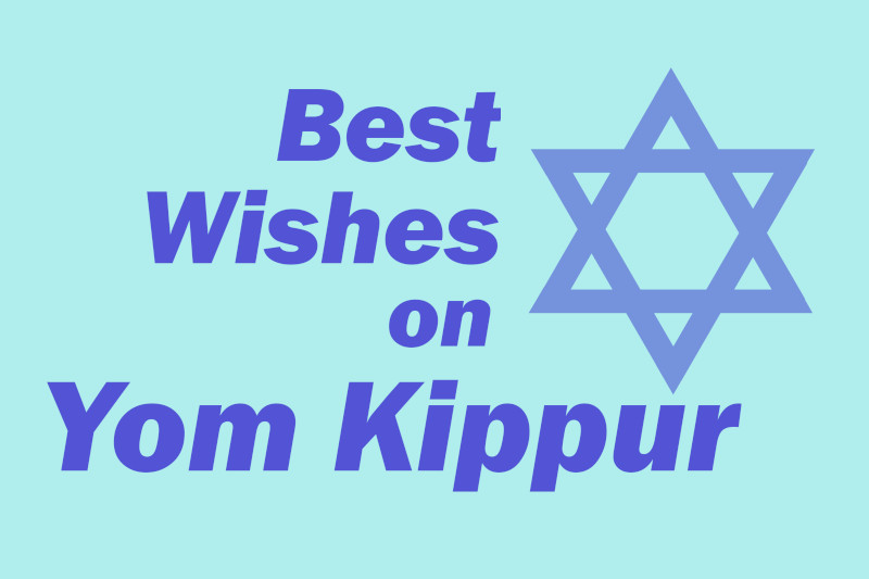 Best Wishes on Yom Kippur