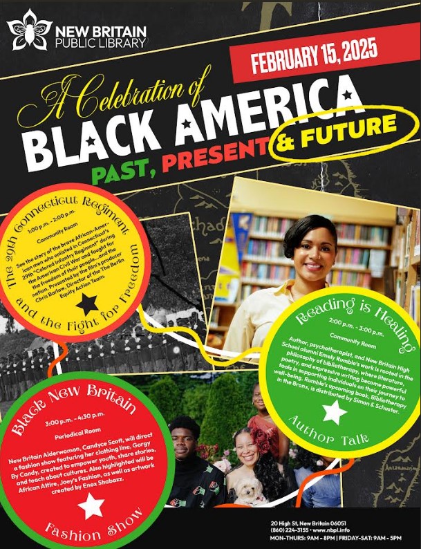 New Britain Public Library to Host A Celebration of Black America: Past, Present & Future