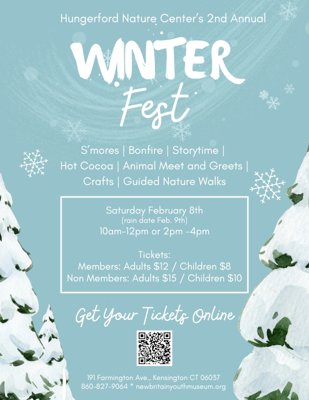 Annual Winter Fest Planned by New Britain Youth Museum & Hungerford Nature Center