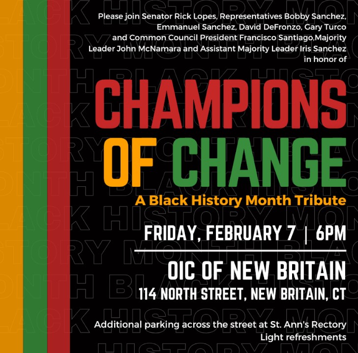 State and Local Leaders Hosting “Champions of Change: A Black History Month Tribute”