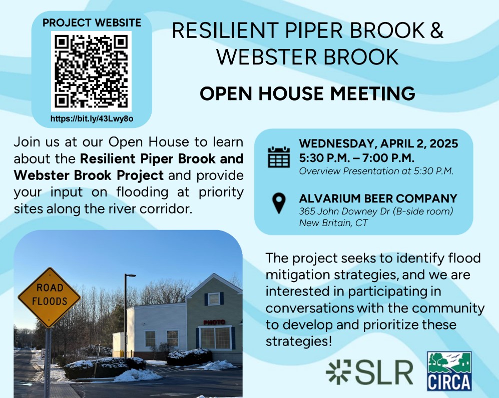 Public Open House Planned for Piper Brook & Webster Brook Flood Project