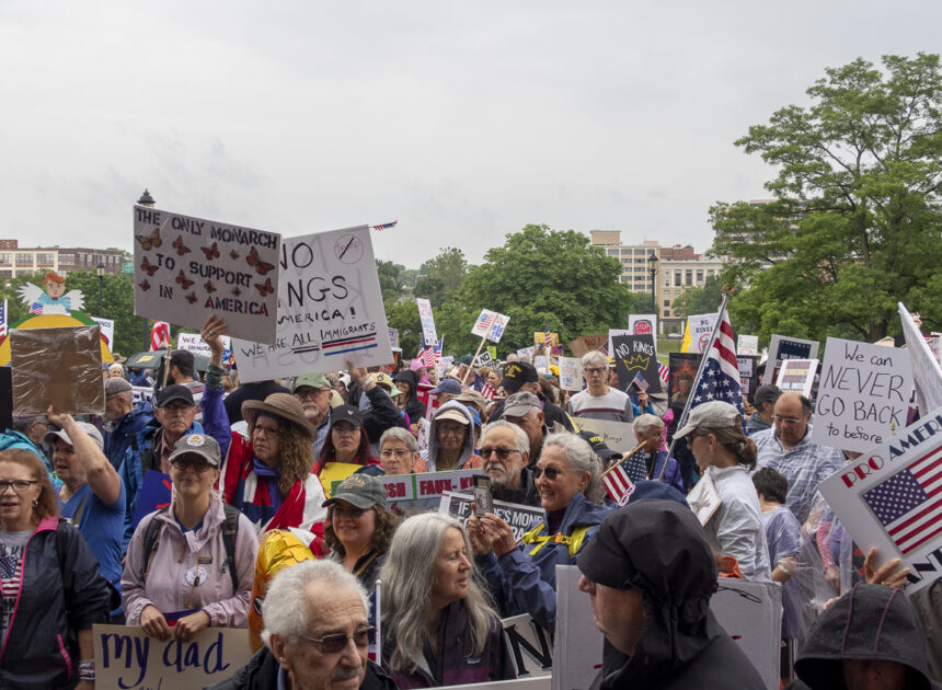 Tens of Thousands of People, Including Many from New Britain, March in Hartford in “No Kings” Protest