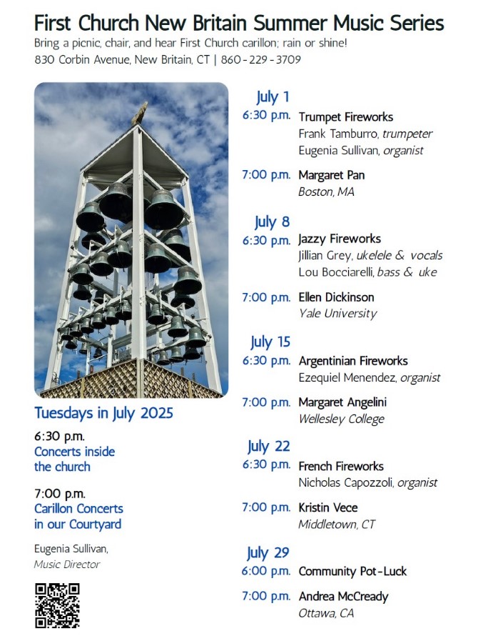 First Church Hosting Summer Music Series