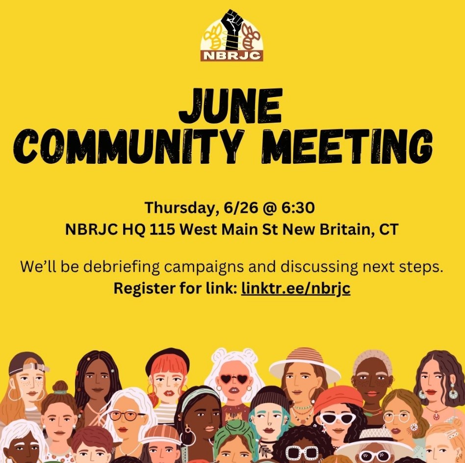 New Britain Racial Justice Coalition Holding June Community Meeting