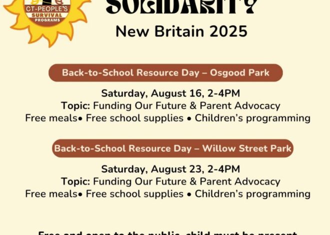 CT People’s Survival Programs Hosting Summer of Solidarity Back to School Resource Days