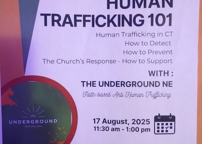 Spottswood AME Zion Church hosting program on human trafficking.