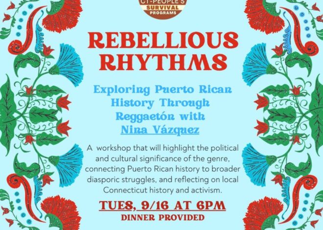 “Rebellious Rhythms” Event in Honor of Latine Heritage Month to be Hosted by CT People’s Survival Programs