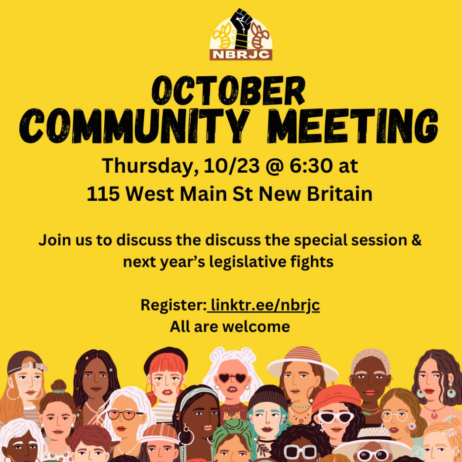 New Britain Racial Justice Coalition to Hold October Community Meeting