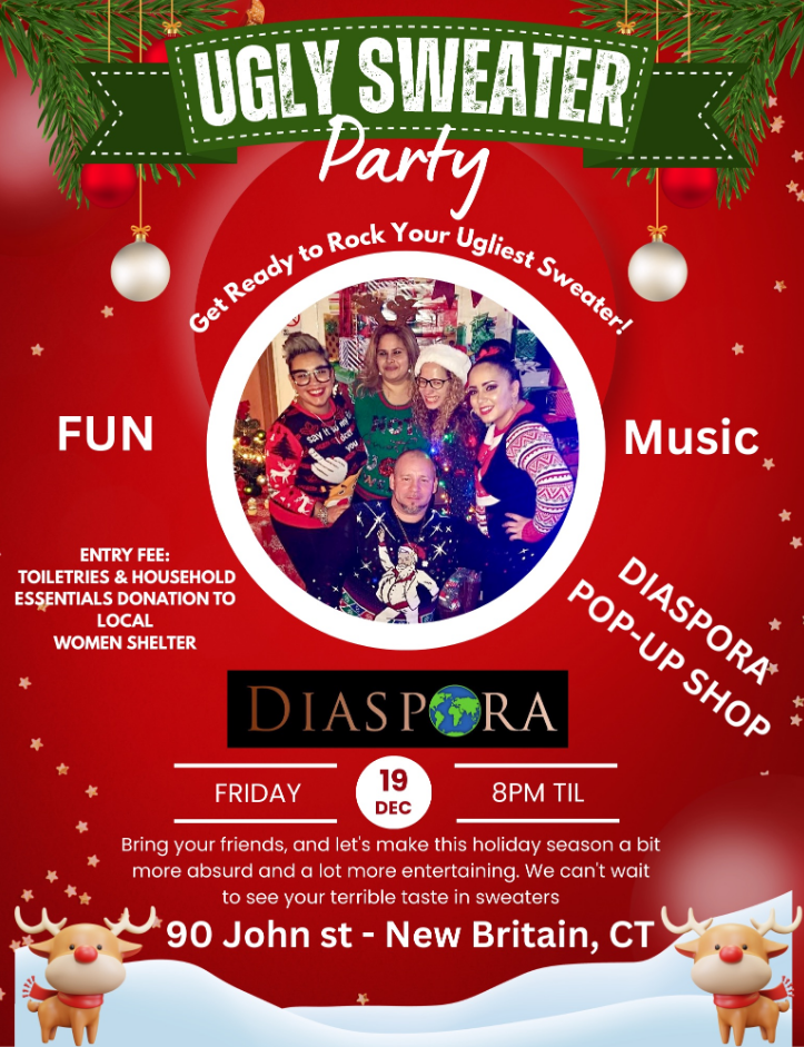 Diaspora Society Hosting Ugly Sweater Party