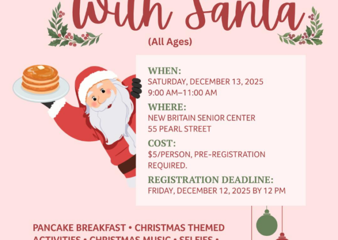 City Hosting “Breakfast with Santa” at the Senior Center