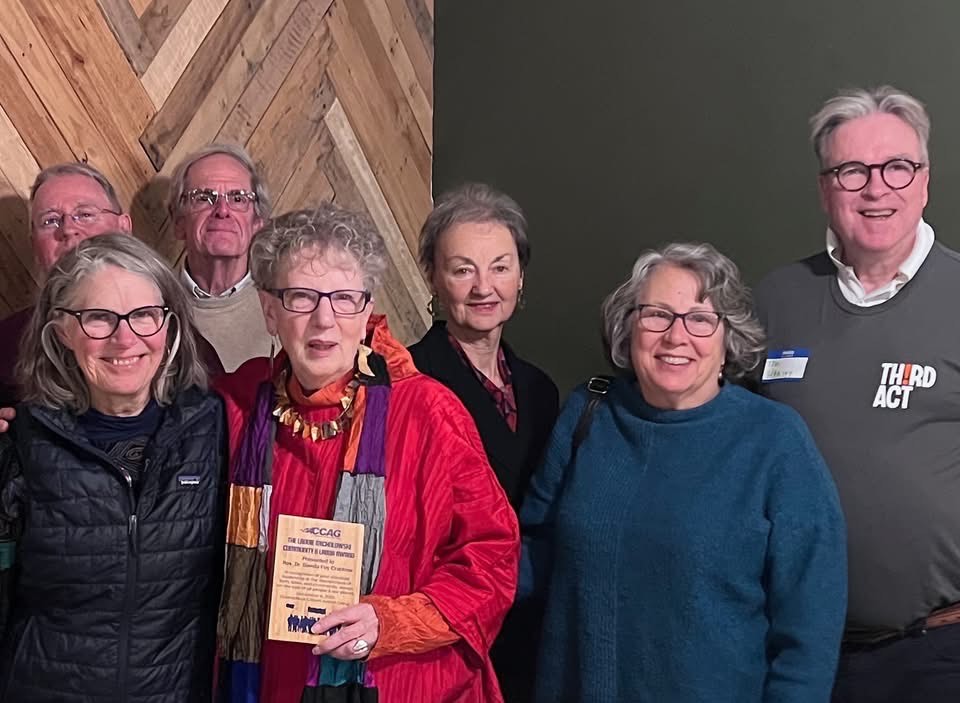 Rev. Dr. Crabtree, a Founder of Prudence Crandall Center, Honored With CCAG Award Named for Laddie Michalowski