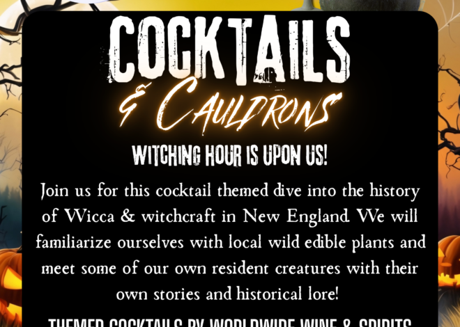 Hungerford Nature Center & Museum Holding “Cocktails & Cauldrons”