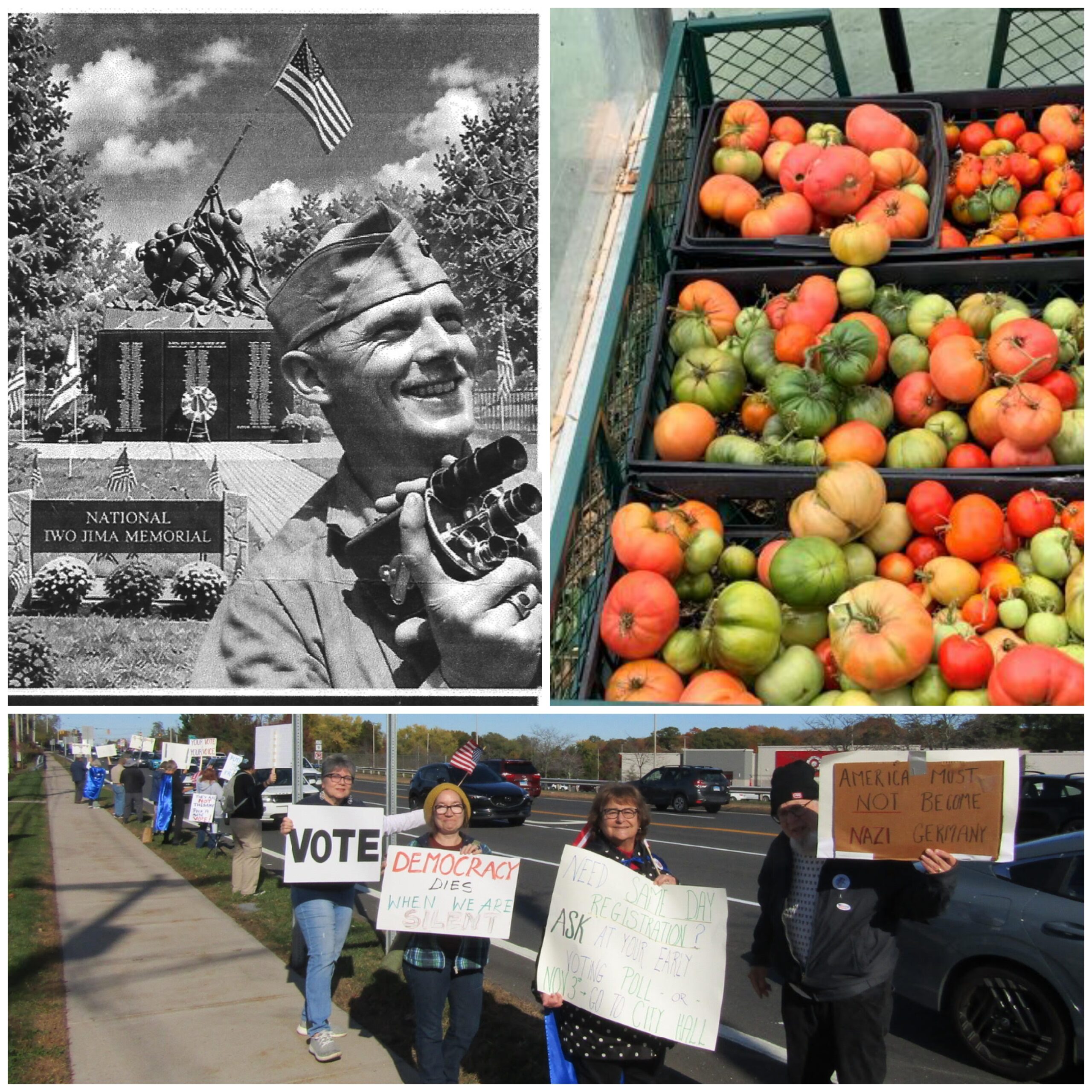 NB New Briefs: Urban Farming Ordinance Proposed…First Week Yields 1,523 Early Votes…Iwo Jima Foundation Honors Marine Who Filmed Raising of Flag