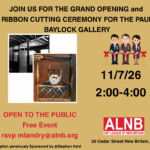 Art League of New Britain to Host Paul Baylock Gallery Grand Opening and Ribbon Cutting